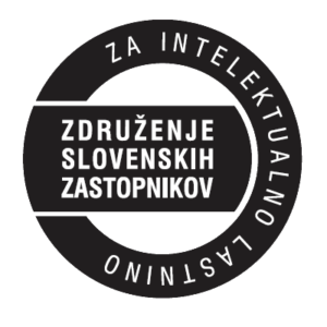Logotip združenja slovenskih zastopnikov za intelektualno lastnino